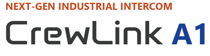 Next-gen industrial intercom. CrewLink A1.